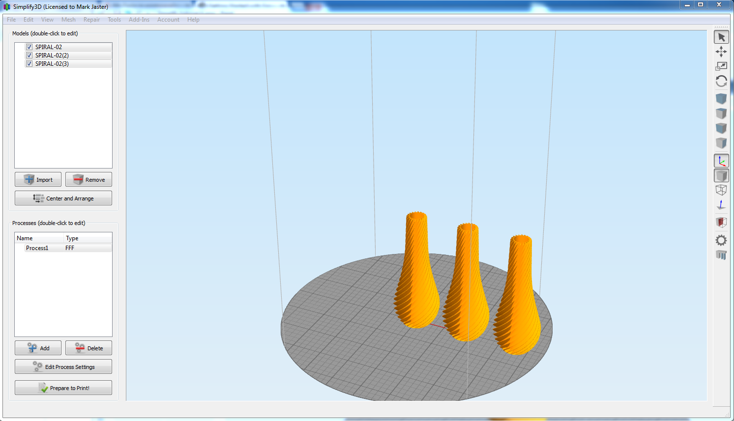 The Basics of Using Simplify 3D Support Center